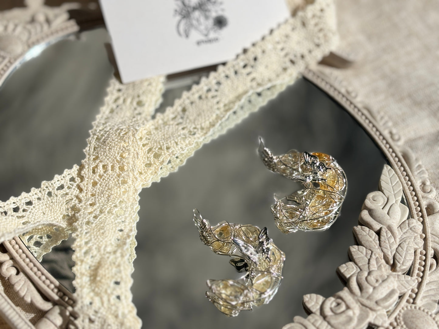 Crystal Necklace/Pendant - Moon