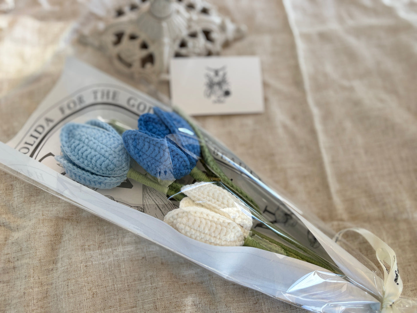Crochet Flower/Bouquet - Tulip*3