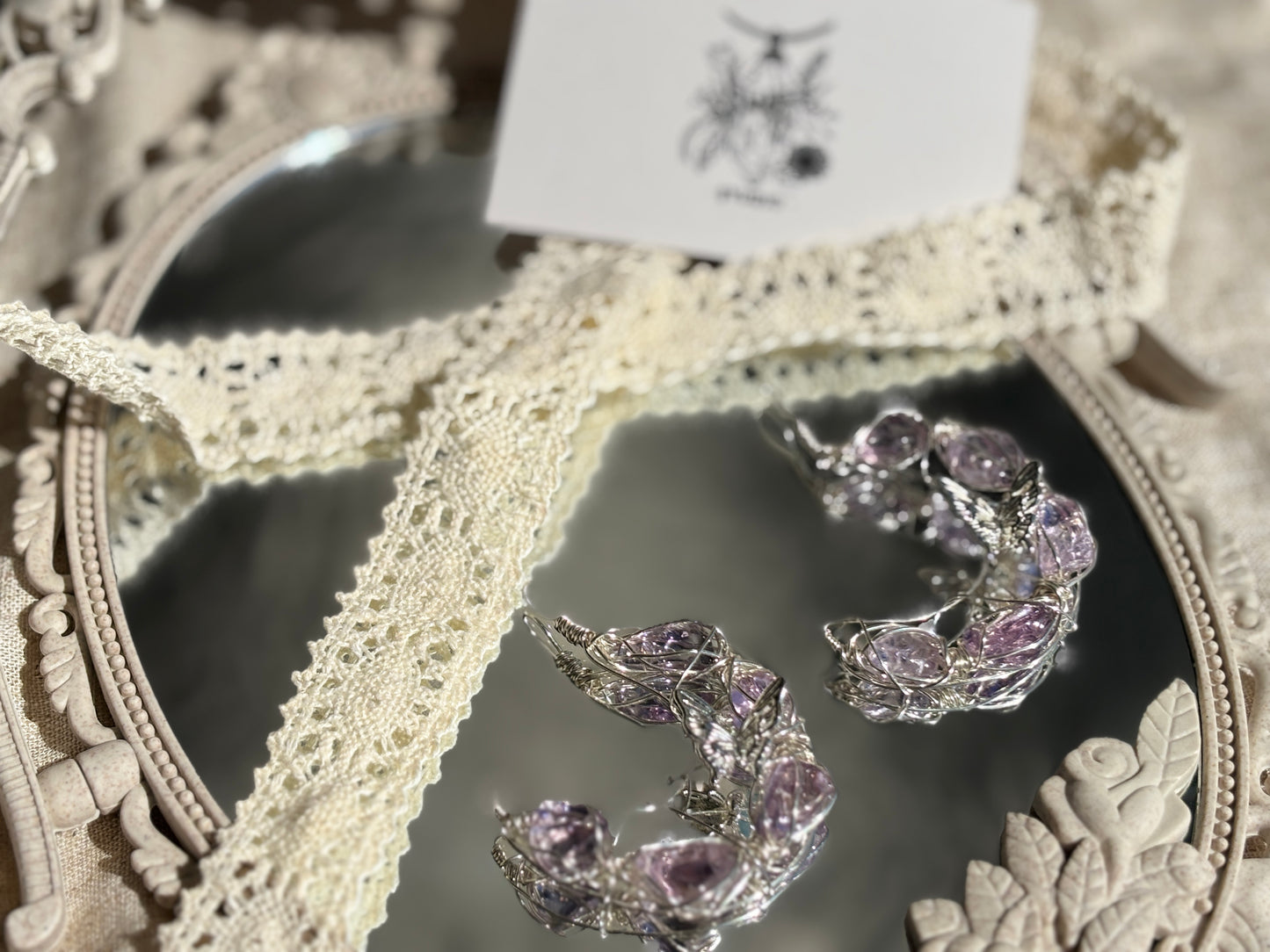 Crystal Necklace/Pendant - Moon
