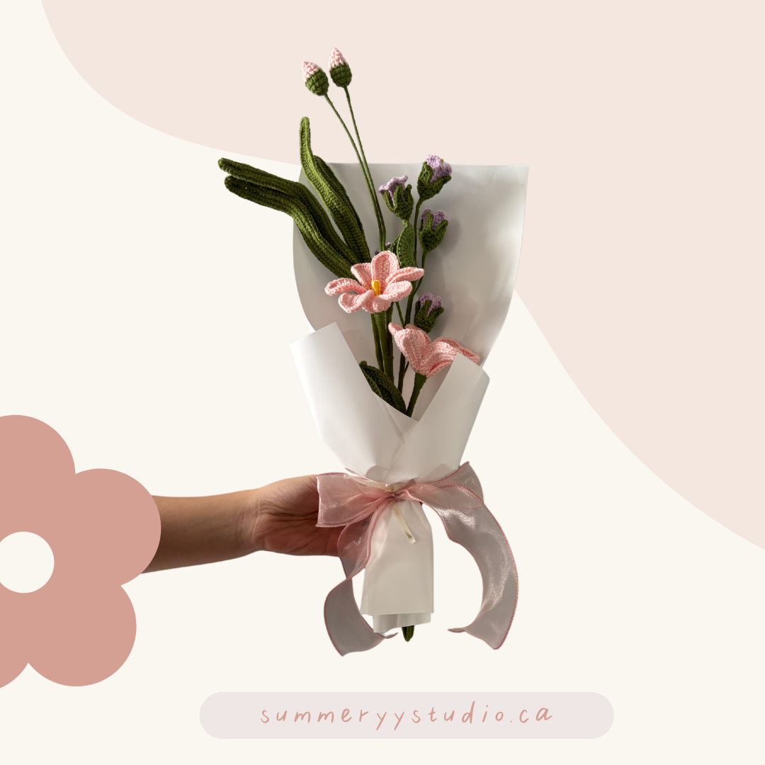 Thug Blossom Bouquet | Crochet Flowers