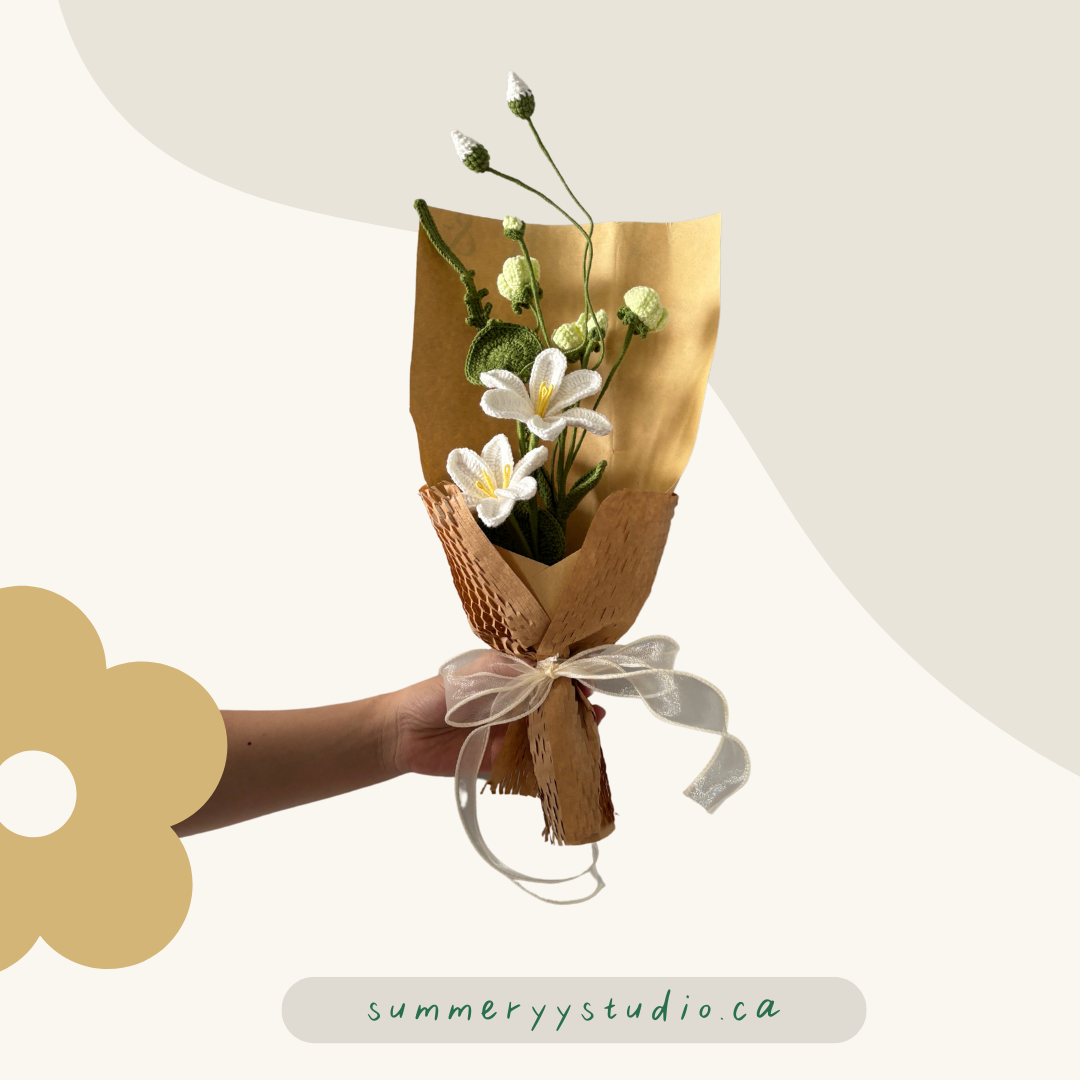 Thug Blossom Bouquet | Crochet Flowers