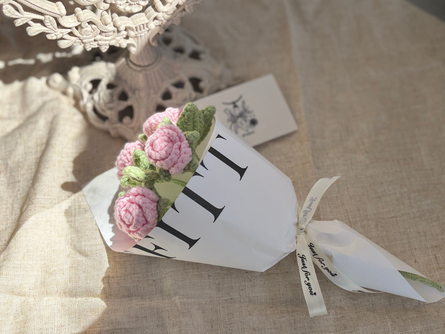 Crochet Flower/Bouquet - Mini Rose