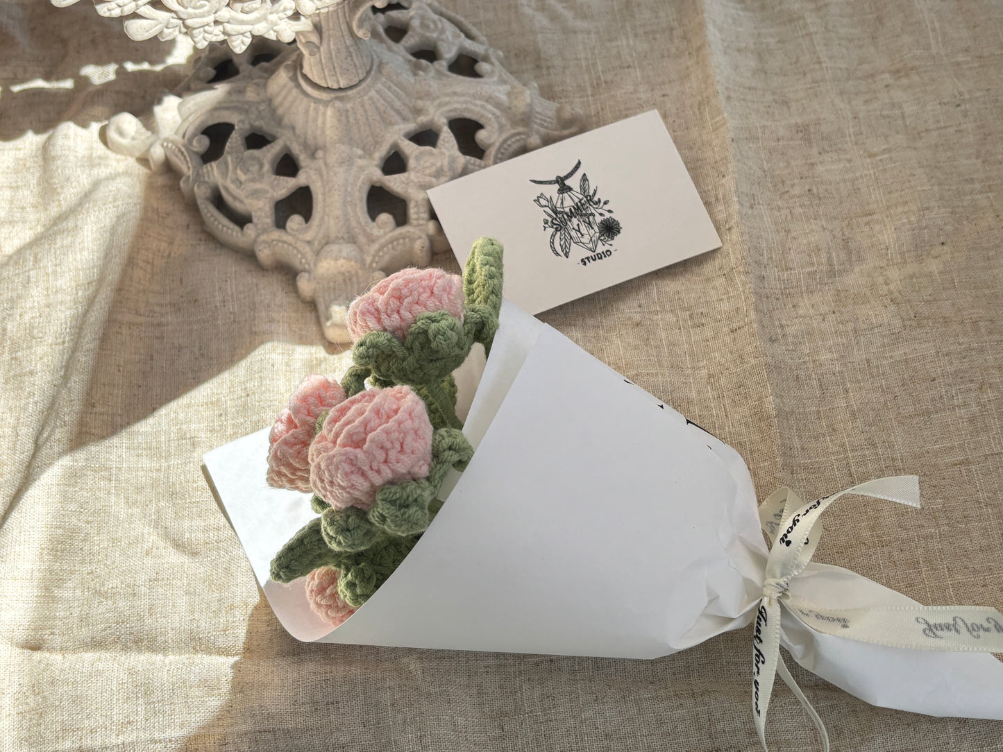 Crochet Flower/Bouquet - Mini Rose