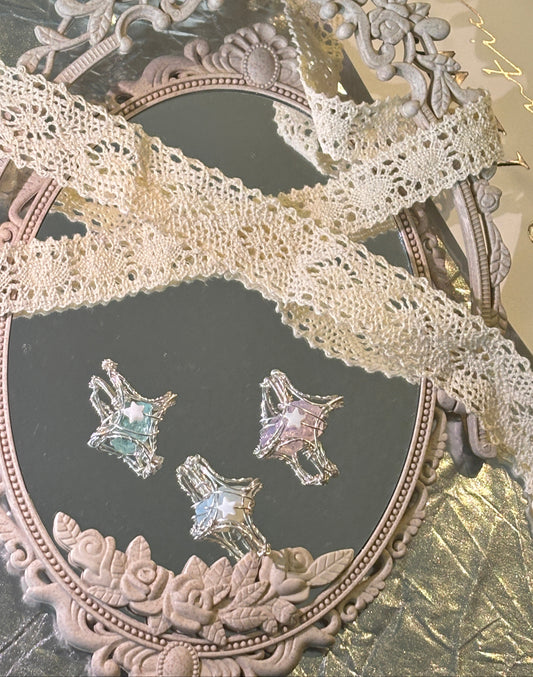 Crystal Necklace/Pendant - Heptagram